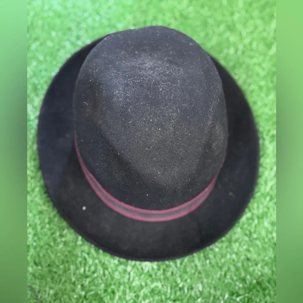 Stacy Adams‎ Black Patterned Hat